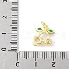 Brass Micro Pave Cubic Zirconia Pendants KK-Z101-06G-01-3