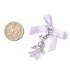 Angel Glass Pearl Beads & Acrylic Pendant Decorations HJEW-JM03184-01-4