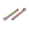 Ion Plating(IP) 304 Stainless Steel Pendants STAS-Q323-03A-MC-2