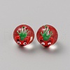 Transparent Glass Beads GGLA-WH0035-05C-1