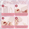ANATTASOUL 4Pcs 4 Styles Plastic Beaded Mobile Phone Lanyard Wrist Strap AJEW-AN0007-44-3