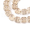 Electroplate Glass Beads Strands EGLA-T021-06D-3