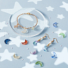 AHADERMAKER 120Pcs 12 Colors Glass Pendants GLAA-GA0001-99-5
