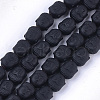 Spray Painted Non-magnetic Synthetic Hematite Beads Strands G-T116-28-17-1