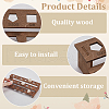 BENECREAT 1 Set 3-Tier Wooden Dice Organizer Display Riser Racks ODIS-BC0001-15-4
