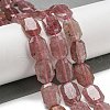 Natural Strawberry Quartz Beads Strands G-P544-B01-01-2