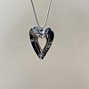Double Hollow Heart Alloy Pendant Necklaces for Women FS-WG350AD-01-5