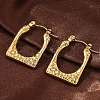 304 Stainless Steel Hoop Earrings for Women EJEW-L296-047G-2