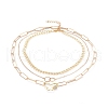 Double Layer Necklaces & Chain Necklaces Sets NJEW-JN02764-02-1
