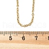 304 Stainless Steel Cable Chain Necklace Making STAS-P045-05G-4