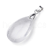 Natural Quartz Crystal Gemstone Pendants G-S243-30-1