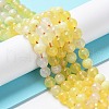Natural Fire Crackle Agate Bead Strands G-K166-07F-6mm-07-5
