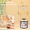 Stainless Steel Rotating Tealight Candle Holder DIY-WH0021-42G-03-3