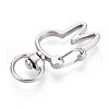 Alloy Swivel Snap Hook Clasps PALLOY-T090-83P-2