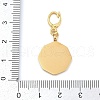 304 Stainless Steel Enamel Pendant Decoration STAS-S168-01G-10-3
