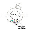 Fashionable European and American Style Rhinestone Slider Bracelets MB3547-6-1