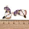 Halloween Alloy Enamel Pendants ENAM-V002-02G-G-3