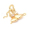 Brass Rhinestone Pendants KK-E793-25G-2