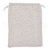 Cotton Packing Pouches Drawstring Bags ABAG-R011-17x23-2