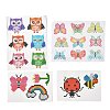 DIY Owl & Butterfly & Insect Diamond Painting Stickers Kits For Kids DIY-O016-10-2