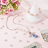 SOFPLATE 300Pcs Brass Rhinestone Spacer Beads RB-SP0001-02-4