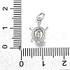 Brass Micro Pave Cubic Zirconia Pendants KK-K400-41P-3