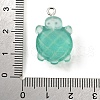 Transparent Resin Pendants FIND-U030-02P-3
