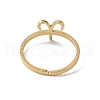 Real 18K Gold Plated 304 Stainless Steel Adjustable Finger Ring RJEW-L115-01G-04-3