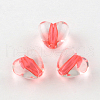 Heart Transparent Acrylic Beads TACR-S120-01-2