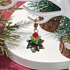 Christmas Tree Glass Pendant Decorations HJEW-JM02046-02-2