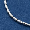 Brass Column Link Chain Necklaces NJEW-Q344-02S-2
