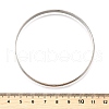 304 Stainless Steel Plain Bangles for Women BJEW-V004-02B-P-5