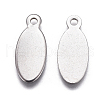 Tarnish Resistant 201 Stainless Steel Stamping Blank Tag Pendants X-STAS-F207-29P-2