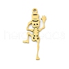 304 Stainless Steel Pendants STAS-U041-02H-G-1