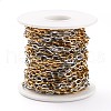 Two Tone 304 Stainless Steel Cable Chains CHS-B001-16-2