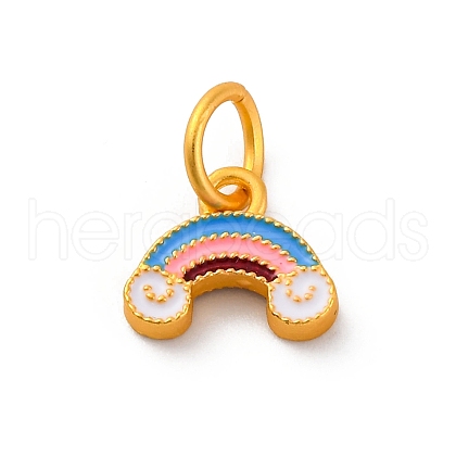 Alloy Enamel Charms ENAM-E362-12B-1