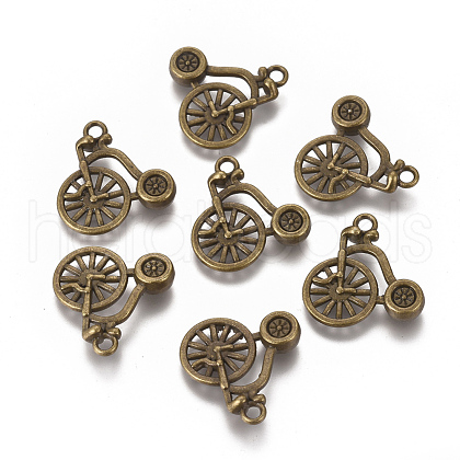 Tibetan Style Alloy Pendants TIBEP-0734-AB-LF-1