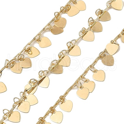 Rack Plating Brass Link Chains CHC-A007-04KCG-1