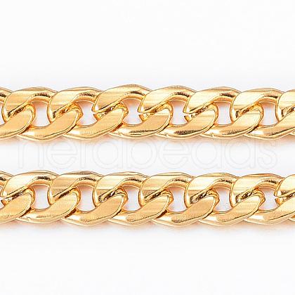 Ion Plating(IP) 304 Stainless Steel Cuban Link Chains CHS-H009-33G-1