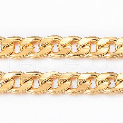 Ion Plating(IP) 304 Stainless Steel Cuban Link Chains CHS-H009-33G-1