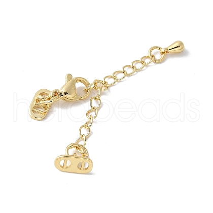 Brass Chain Extender KK-F893-16G-1