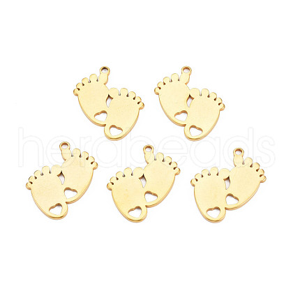 Ion Plating(IP) 201 Stainless Steel Pendants STAS-T063-181G-1