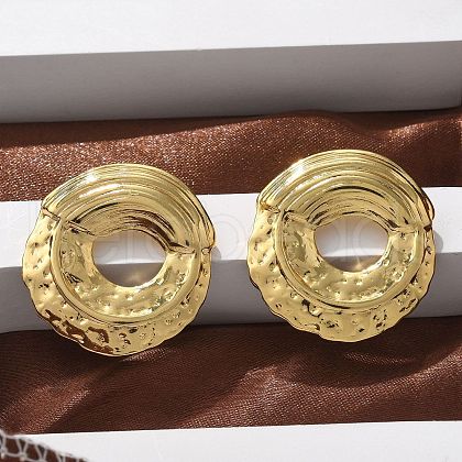 304 Stainless Steel Stud Earrings for Women EJEW-L296-010G-1