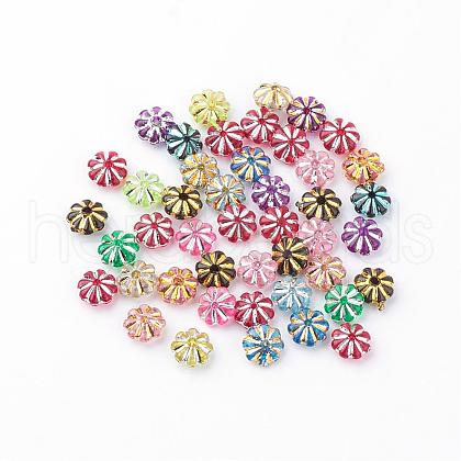Plating Acrylic Beads MACR-Q001-14-1