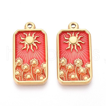 304 Stainless Steel Pendants STAS-N109-150C-G-1