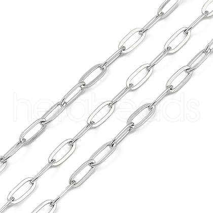 Non-Tarnish 304 Stainless Steel Link Chains CHS-A013-08P-1