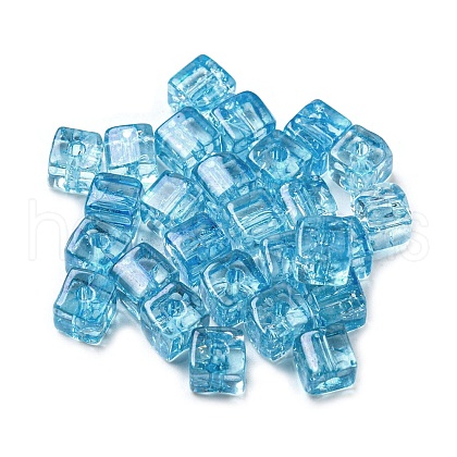 500Pcs Transparent Crackle Glass Beads EGLA-NH0001-01E-1
