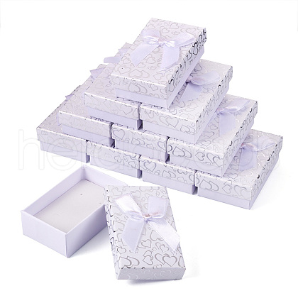 Heart Pattern Cardboard Jewelry Packaging Boxes CON-TAC0011-04A-03-1