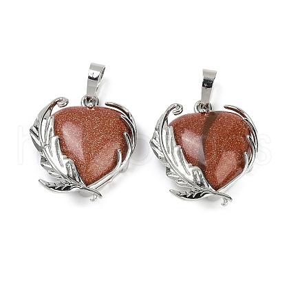 Synthetic Goldstone Pendants G-Q025-01P-09-1