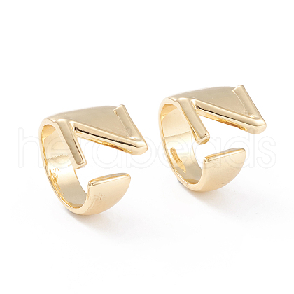 Brass Cuff Rings RJEW-L097-06Z-1